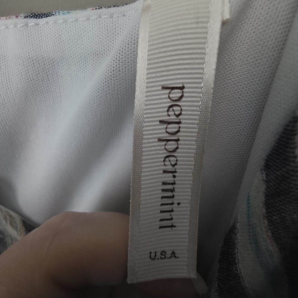 NWOT Peppermint Stripped Jumper/Linen Feel - Picture 3 of 5
